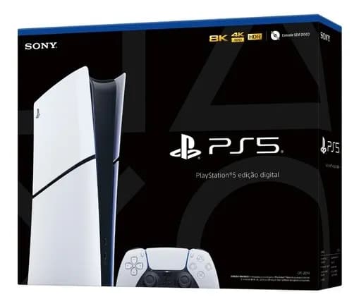 Console PlayStation® 5 Slim Edição Digital 825 GB Branco - Sony